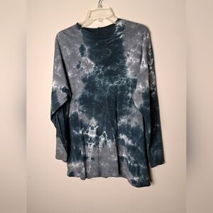 FREE PEOPLE ~ WE THE FREE ~ Tie Dye Long Sleeve Tee Women’s Size S Oversized